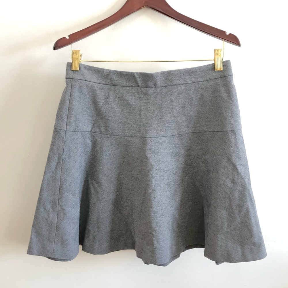 Banana Republic Grey Skater Skirt sz 4